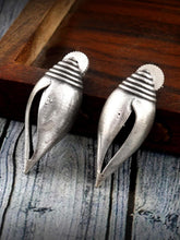 Elegant Silver Look-Alike Shell Stud Earrings for Everyday Style | AMOLA
