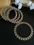 Floral Oxidised Bangles (Set Of 4)| AMOLA