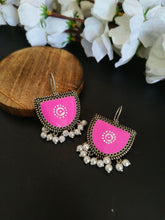 Meenakari Oxidised Earrings | AMOLA