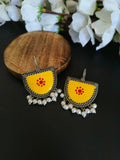 Meenakari Oxidised Earrings | AMOLA