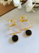 Sparrow Golden Dangler Earrings | AMOLA
