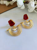 Golden Dangler Earring