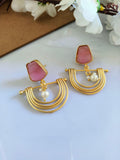 Golden Dangler Earring
