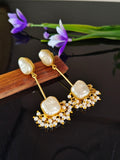 Golden Pearl Earrings | AMOLA