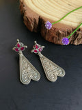 Oxidised Dangler Earrings