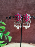 oxidised stud earrings