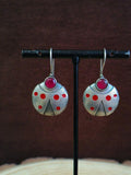 Stone Oxidised Hook Earrings | AMOLA