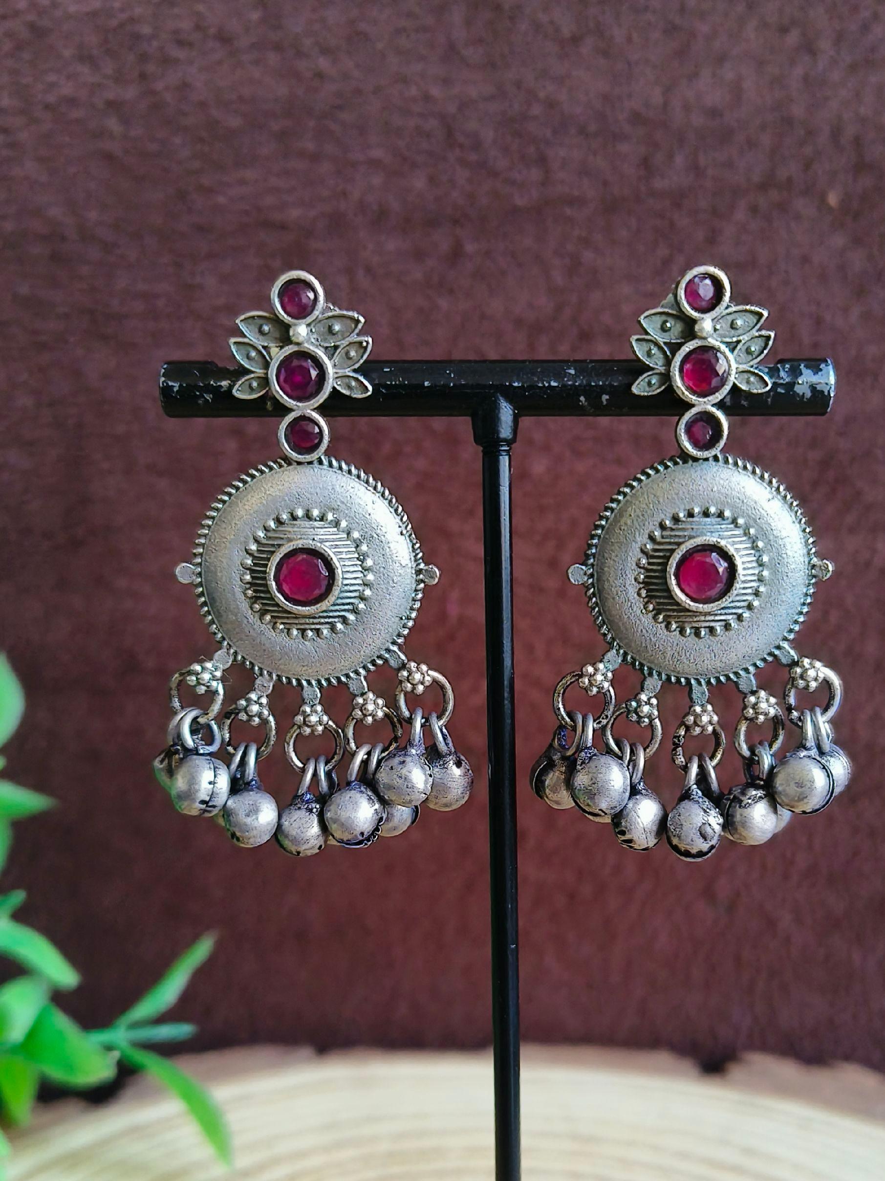 Oxidised Earrings