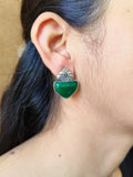 Monalisa Daily Wear German Silver Stud Earrings for Effortless Style | AMOLA
