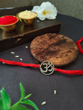 Silver Look Om Symbol Rakhi | AMOLA