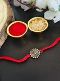Sunburst Antique Rakhi | Bold Traditional Charm