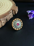 tribal Oxidised Adjustable Rings | AMOLA