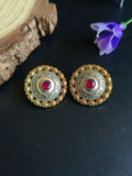 Tribal Oxidised Studs | AMOLA