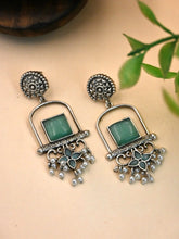 Antique Silver Pearl Dangler Earrings with Elegant Detailing | AMOLA