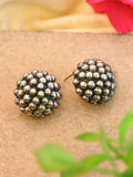 Casual Wear Oxidised Stud Earrings for Everyday Elegance | AMOLA