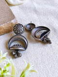 Exquisite 925 Silver Plated Antique Danglers | AMOLA