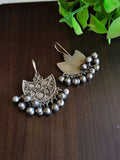 Boho Oxidised Hook Earrings | AMOLA