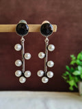 Premium Monalisa Oxidised Danglers with Stone Spark | AMOLA