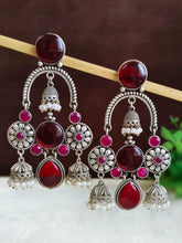Antique Silver Ghungroo Jhumkas for Garba Glam | AMOLA