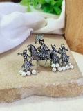 Oxidized Silver Plated Barat Finger Ring | AMOLA