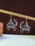 Camel Design Oxidised Brass Hook Earrings | AMOLA