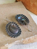 Oxidised Carry Hook Earrings | AMOLA