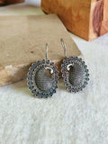 Oxidised Carry Hook Earrings | AMOLA