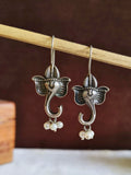 Handmade Silver Ganesha Earrings | AMOLA
