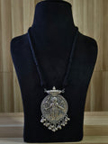 Oxidised Ethnic hread Pendant Set | AMOLA
