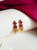 Gold Plated Laxmi Temple Choker Necklace | AMOLA
