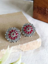 Daily Wear Oxidised Stud Earrings | AMOLA