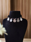 German Silver Coin Necklace for Garba | AMOLA
