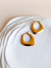 Gold Plated Stainless Steel Hoop Earrings | AMOLA