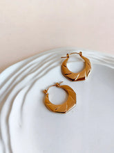 Swing Gold Stainless Steel Hoop Earrings | AMOLA
