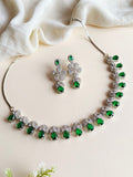 Designer American Diamond Necklace | AMOLA