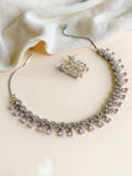 Modern American Diamond Necklace | AMOLA