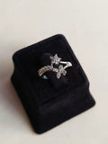 Stylish American Diamond Adjustable Ring | AMOLA