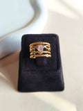 Timeless American Diamond Adjustable Ring | AMOLA