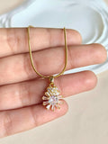 Golden Sunburst Pendant Necklace | AMOLA