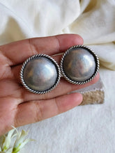 Timeless Silver Coin Stud Earrings | AMOLA
