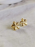 Golden Bloom Floral Stud Earrings | AMOLA