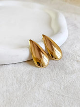 Chunky Golden Hoop Studs for Party Wear | AMOLA