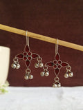 Oxidised Enamel Ghungroo Drop Earrings | AMOLA