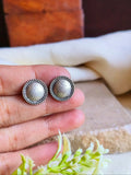 Oxidised Small Stud Earrings for Casual & Daily Wear | AMOLA