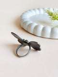 Oxidized Silver Look a like Butterfly Ring | AMOLA