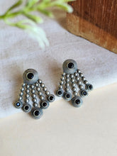 Stone Studded Oxidized Earrings | AMOLA