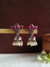 Oxidised Pearl Jhumki | AMOLA