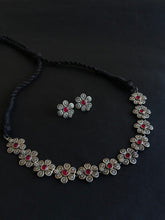 Floral Oxidized Necklace Set | AMOLA