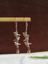 Traditional German Silver Bird Motif Earring | AMOLA