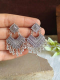 Oxidized Ethnic Dangle Statement Earrings | AMOLA